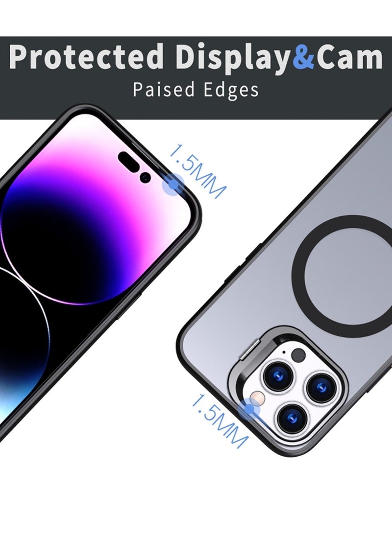 HEROCKX iPhone 16 Pro Max Case 【Full Shockproof Protection】Magnetic MagSafe Translucent Matte Back Slim Phone Cover With Strong Magnet - Image 3